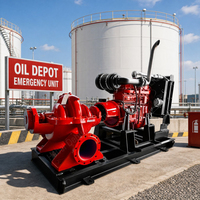 Pompes à incendie haute pression diesel/électriques Dehuike en acier inoxydable pour bâtiments, hôtels et navires