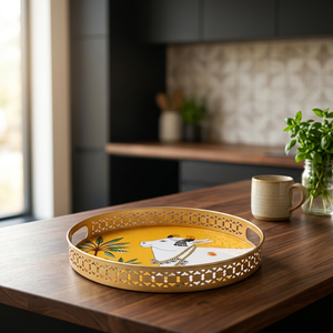 Assiettes de service ovales en céramique faites à la main, motif chinois traditionnel bleu et blanc, design végétal, vaisselle de fête - Product Image 6