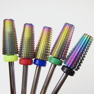 Muestra Gratuita de Brocas Electrónicas para Uñas 5 en 1, Broca Recta y de Corte Cruzado, Broca de Carburo de Tungsteno para Fresado de Gel - Product Image 1
