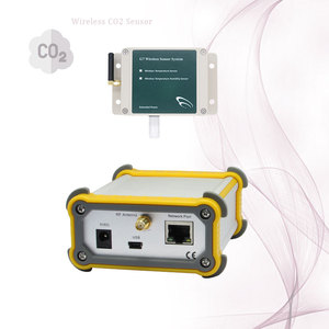 ระบบเซ็นเซอร์ CO2 ไร้สาย G7 เครื่องตรวจจับก๊าซแบบติดตั้งภายในอาคารพร้อมเสาอากาศ RF และพอร์ตเครือข่าย ตัวเรือนพลาสติก - Product Image 1