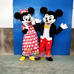 Costume della mascotte del Mouse personalizzato CE di divertimento/costume della mascotte di topolino e Minnie per la festa