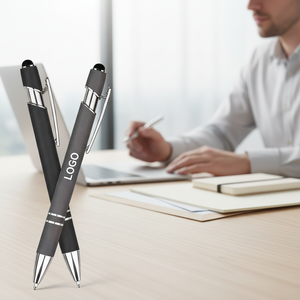 Bolígrafo de Metal y Plástico de la Marca SL con Tinta Negra de 1.0 mm, Bolígrafo con Logotipo Personalizado al por Mayor, Bolígrafo con <span class=keywords><strong>Punta</strong></span> Táctil para Pantalla Táctil para la Escuela y la Oficina - Product Image 6