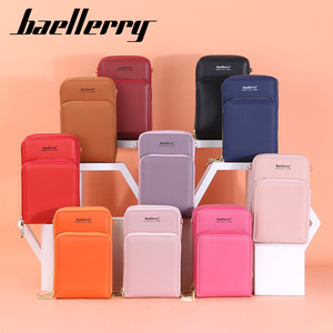 Sac à téléphone pour femme Baellerry, grande capacité, fermeture éclair, portefeuille vertical carré, usage quotidien - Product Image 3