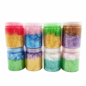 Galaxy Colorful Glitter <b>Putty</b> Poop Slime Toy Fruits Jelly Crystal Clay Stress Relief Slime for Kids Boys Girls Playdough Slime - Product Image 4