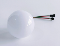 Ampoule LED D70 RGB WS2811 IC à changement de couleur, protection oculaire, PVC ABS, décorative, IP67, pour éclairage de parc d'attractions