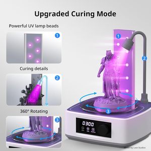 Estación de Lavado y Curado Anycubic 3.0, Nueva, Totalmente Automática, 217x216x310mm, Equipo de Postprocesamiento para Impresoras 3D de Resina - Product Image 5