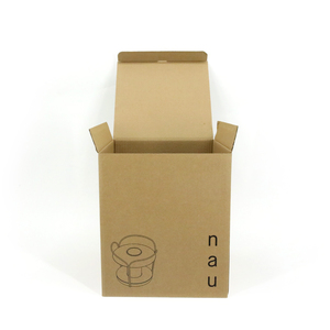 Boîte en carton kraft pliable à fermeture automatique, petite boîte à cartes, emballage personnalisé pour bougies <span class=keywords><strong>avec</strong></span> logo - Product Image 3