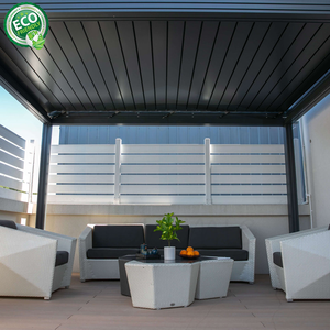Pérgola de Techo Retráctil Motorizada de Lujo, Pérgola de Aluminio con Techo Plegable para Jardín, Venta Directa de Fábrica en Foshan - Product Image 4