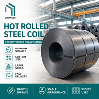 Bobina de Acero Laminado en Caliente Sin Aleaciones HRC - ASTM A36 - Alta Calidad, Precio Competitivo - Espesor de 1.2-20 mm, Ancho de 600-3000 mm, Acabado Negro