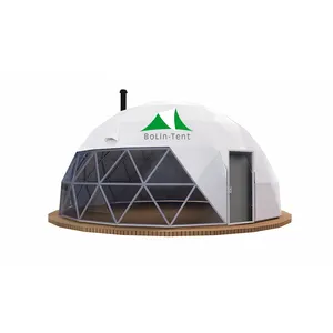 오리지널 디자인 고활용 리빙 재배 수납 공간 초쾌적 캠핑 돔 8M 호텔 돔 텐트