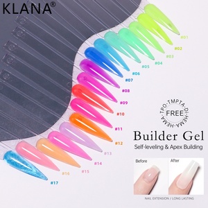 Vernis Gel UV Neon Builder French Designer - Formule Liquide Végane Non Toxique Écologique & Longue Durée pour Salons de Manucure Professionnels - Product Image 1