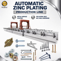 Ligne de production automatique de zinguage, équipement de galvanisation électrique pour clous, vis, boulons, écrous, quincaillerie, usine d'électrodéposition