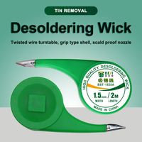 Nouveau design 2m fils de soudage tresse à dessouder fil de mèche 1.5 2.0 2.5 3.0 3.5mm pour réparation de PCB ou outil de réparation BGA