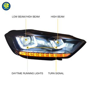 YU GUANG pour Volkswagen <span class=keywords><strong>Golf</strong></span> <span class=keywords><strong>Sportsvan</strong></span> <span class=keywords><strong>Golf</strong></span> Plus Phare avant 2016 2019 Amélioration du phare avant Accessoire de voiture Phare LED - Product Image 5