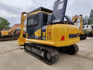Excellente pelle hydraulique Komatsu PC130 d'occasion, modèle 2022, 12 tonnes, marque japonaise, avec rapport vidéo sur l'état des roulements et du moteur. - Product Image 2