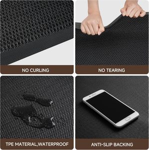 2' X 3' Commercial Grade Floor Mat High <strong>Stretch</strong> Elastic 3D Mesh Heavy Duty Trapper Rug High Traffic Area Entrance Anti Slip - Product Image 5