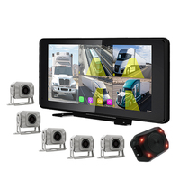 Cámara de Coche Portátil Premium de 5 Lentes y 10.1 Pulgadas con Pantalla IPS y Visión Nocturna para Vehículos Comerciales