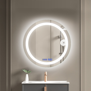 Treo Tường Phong Cách Hiện Đại Vòng LED Phòng Tắm Gương Trang Trí Nội Thất LED Gương Đồng Miễn Phí Bạc Gương Với Đèn - Product Image 5