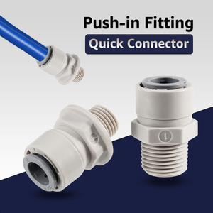 Nhanh chóng kết nối doanh, 1/4 ''nam chủ đề x 9.5mm(3/8'') OD ống Ống kết nối, ống Push-in phù hợp thẳng Adapter - Product Image 2