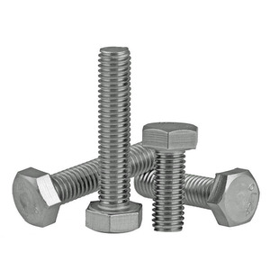 Vite esagonali metriche a filettatura fine in acciaio inossidabile 304 A2-70 con finitura bianca, marca cinese KAILUO, M6-M16*1/1.25/1.5 - Product Image 1