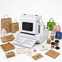 Imprimante numérique Keycai 400 mm à passage unique pour l'impression de logos sur boîtes en papier, boîtes à pizza et sacs en papier, imprimante d'emballage de bureau