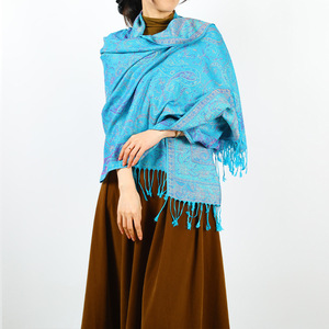 <strong>Paisley</strong> <strong>Pashmina</strong> <strong>Scarf</strong> for Woman Ethnic Vicose Elegant Hijab Shawl Dress Decoration Soft Good Quality Custom <strong>Pashmina</strong> Shawl - Product Image 2
