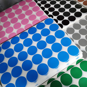 40mm 35pcs/tờ Dot Stickers Cổ Phiếu bằng văn bản trống niêm phong nhãn hiệu Sáng tạo đề can Cổ Phiếu cho văn phòng, mẫu giáo, lớp học - Product Image 4