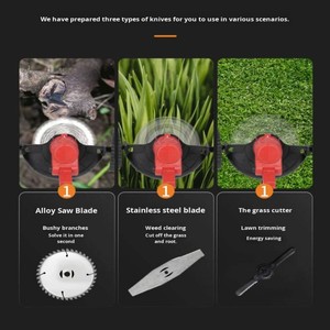 Tondeuse autoportée industrielle 12V à batterie au lithium, largeur de coupe 50 cm, multifonctionnelle pour jardin domestique et désherbage - Product Image 5