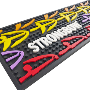 Personalized Silicone PVC Beer <b>Mat</b> Rubber Bar Runner Spill Pad Pub Rail <b>Mat</b> Drip Tray Non Slip Service Pad <b>Table</b> <b>Mat</b> - Product Image 4