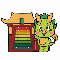 Animal Shape Standing Xylophone Children Educational Musical Percussion Instrument for Primary School