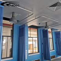 Rail de suspension pour rideau d'hôpital, rail de rideau médical, séparateur de salle d'urgence, rail de rideau de lit d'hôpital pour plafond