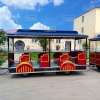 Train électrique à piles bon marché pour enfants sur route
