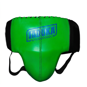 Protège-entrejambe en PU vert pour boxe et arts martiaux (MMA) – Rembourrage de protection personnalisé pour l'entraînement – Prix de gros abordable - Product Image 1
