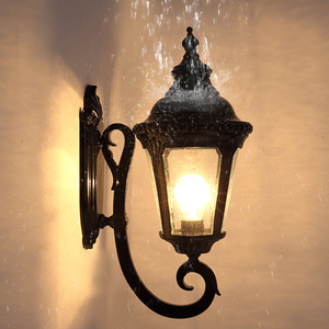 Lampe murale extérieure traditionnelle LED en alliage d'aluminium, étanche, 3500K blanc chaud, angle de faisceau de 20 degrés, montage mural, éclairage de jardin - Product Image 4