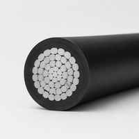 Fil d'aluminium gainé de PVC, conducteur torsadé à 1 âme, câble électrique pour câblage domestique, éclairage et alimentation électrique