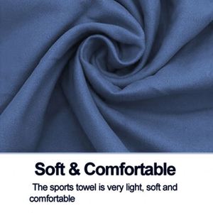 Microfiber Camping Portable Travel <b>Quick</b>-<b>Drying</b> <b>Towel</b>, With Storage Mesh Bag, for Camping, Travel, Cycling - Product Image 2