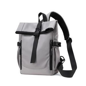 Nouveau sac à bandoulière de style japonais pour hommes, sac à bandoulière de grande capacité, sac d'ordinateur étanche pour les déplacements et le sport - Product Image 1