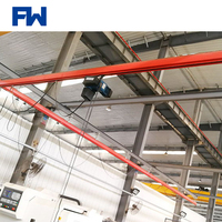 Grúa Ligera Flexible de Riel Único Personalizada de 500kg, 300kg, 1000kg con Polipasto Eléctrico