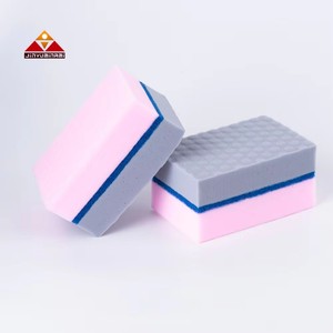 JYM-0262 Éponge <span class=keywords><strong>magique</strong></span> nano composite bleu gris clair, tampon de nettoyage multi-usages, directement de l'usine, en stock - Product Image 2