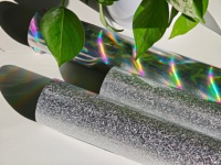 Vente chaude : Rouleaux de feuille de dorure à chaud holographique à effet texturé or et argent pour matériaux d'impression