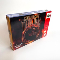 Boîte de remplacement pour cartouche de jeu en carton épais Mortal Kombat avec plateau pour 64 jeux, communication filaire, certifiée CE