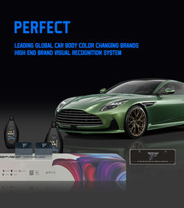 Venta caliente siete películas autoadhesivas PET coche envoltura vinilo giratorio fantasma oro Color cambio protección vehículo Interior cuerpo - Product Image 6