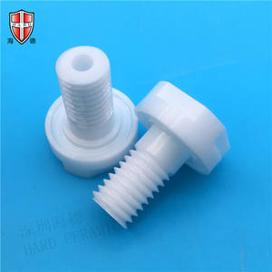 Tornillos de cerámica Zirconia Hex Socket Resistente al desgaste Tuerca de cerámica Tornillo de aislamiento Estructura de ubicación de cerámica - Product Image 2