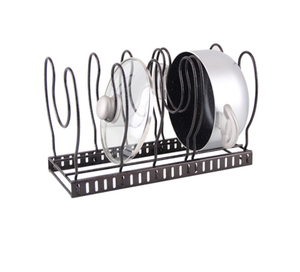 Adjustable Pan Rack Holder Expandable Pan Pot Cookware Bakeware kitchen storage organizer racks