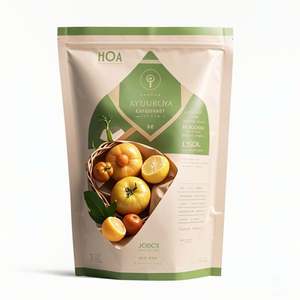 Pochette d'emballage en mylar mat sur mesure 250g 340g 500g 1kg sacs en plastique avec zip-lock pour noix noyau cacahuète noix de cajou amande - Product Image 5