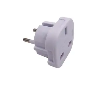 EU socket to UK plug travel adapter converter