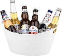 Logo personnalisé OEM prix bon marché champagne acrylique acier inoxydable plastique bière vin seau à glace
