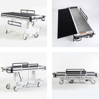VU Nouveau Design Mobilier Hospitalier Lit d'Hôpital Réglable Équipement de Transfert Automatique Lit de Transfert Électrique d'Urgence pour Patients