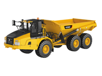 Camión Volquete Articulado Hidráulico de Aleación Completa Cabot K960 1/16, Modelo de Metal de Simulación con Control Remoto