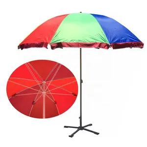 60inch 280cm Double Ribs Alternative Color UV Protected Big Size Outdoor Umbrella